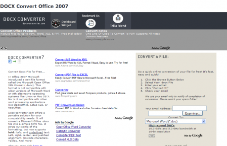DocX converter